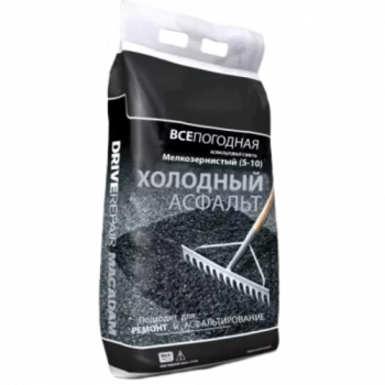 Холодный асфальт в пакете 30 кг (зеленый)